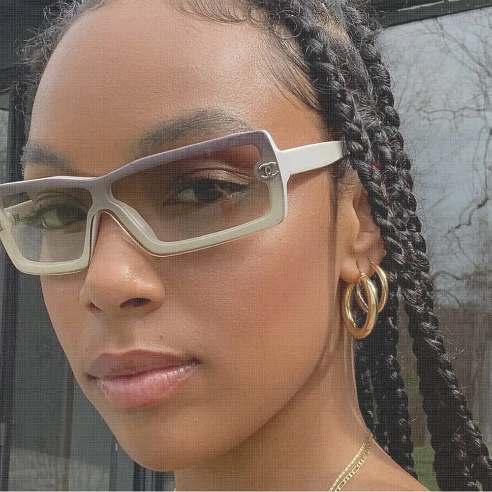Chic White Sunglasses